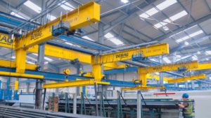 Demag DR Pro hoists on jib cranes