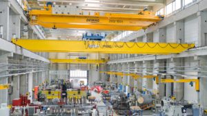Demag 200 ton double girder crane