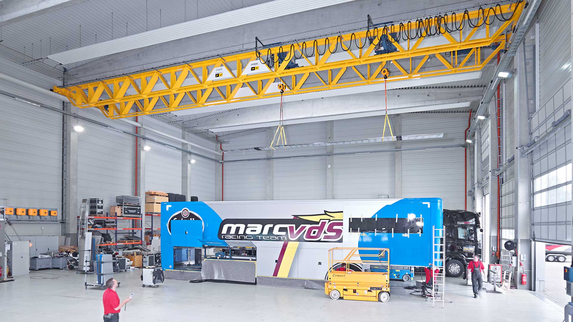 Tandem Wire Rope Hoist Lifting Synchronized Hoists for Long, Awkward